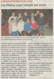 Article Ouest France - 23/01/2022
