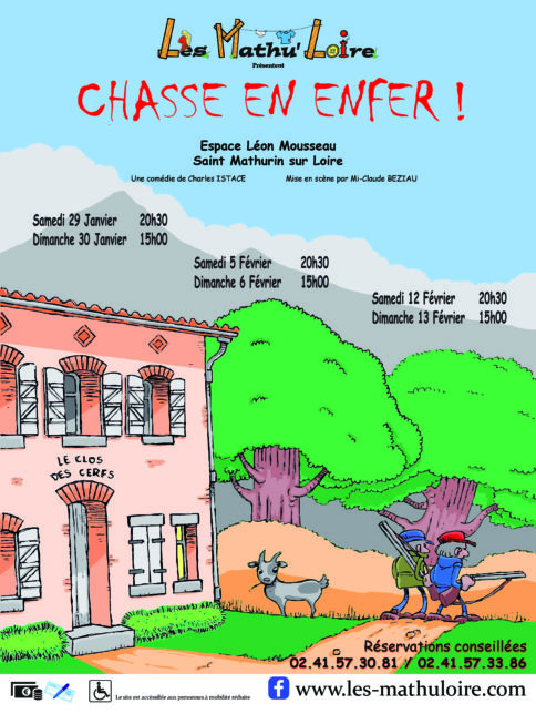 Affiche Chasse en Enfer par les Mathu'Loire - 2022