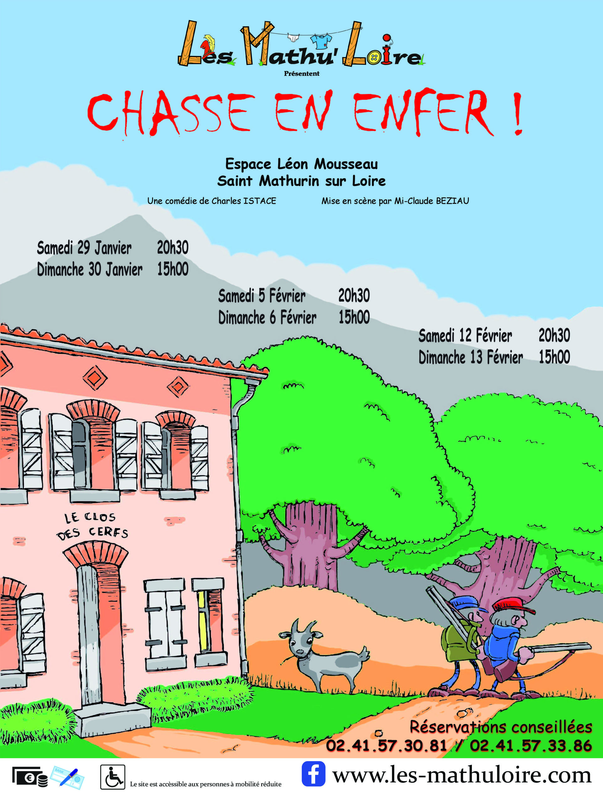 Affiche Chasse en Enfer par les Mathu'Loire - 2022